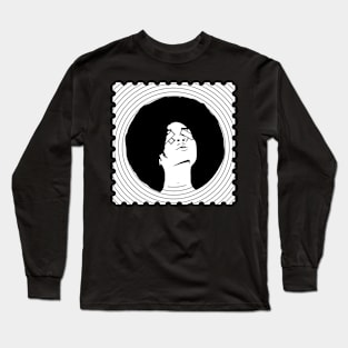 GIRL BLACK AND WHITE Long Sleeve T-Shirt